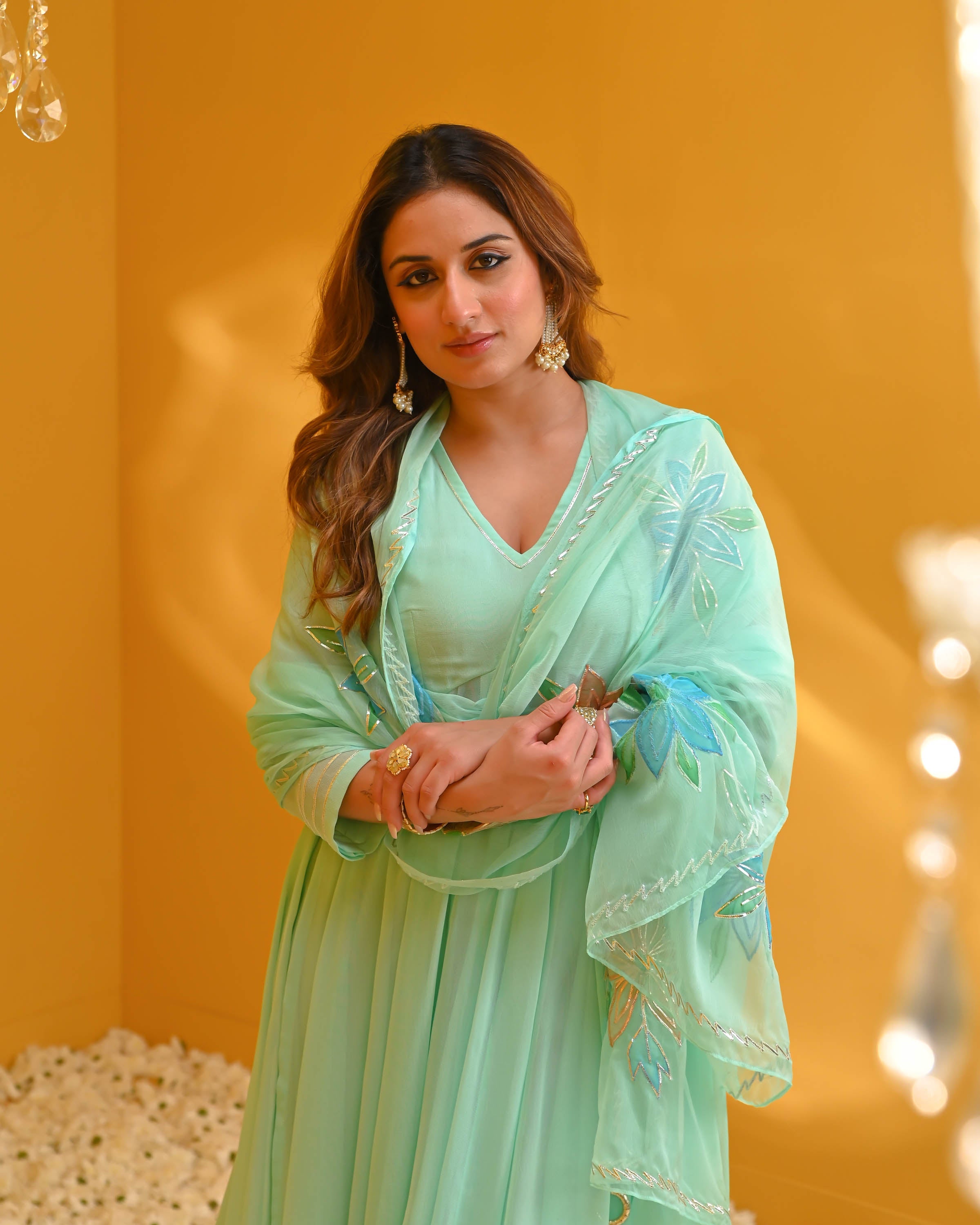 Indira Georgette Suit Set