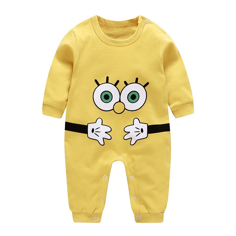 Giggly Yellow Boy and Girls Baby Romper