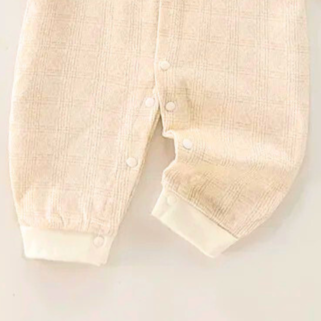 Happy Baby Boy Girl Snuggle Bow Romper