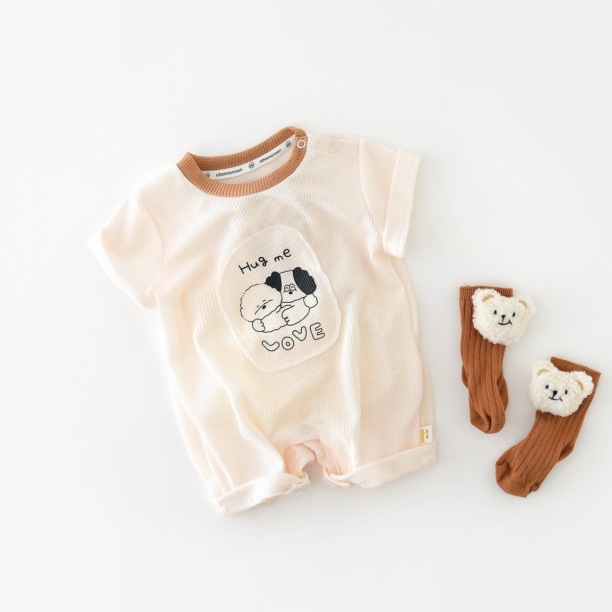 Hug Me Love Baby Boys and Girls Romper