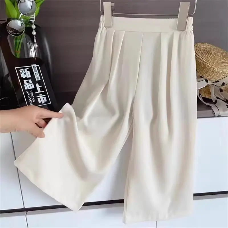 Girls White Top With Palazzo