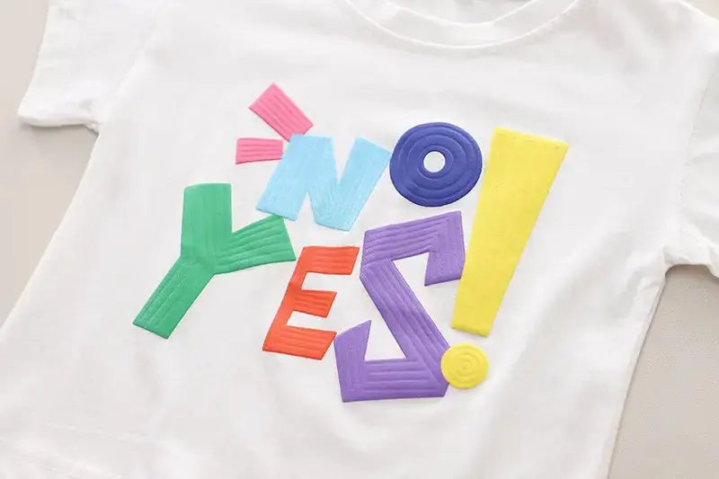 Boys Text Printed T-Shirt And Shorts 2 Pcs Set