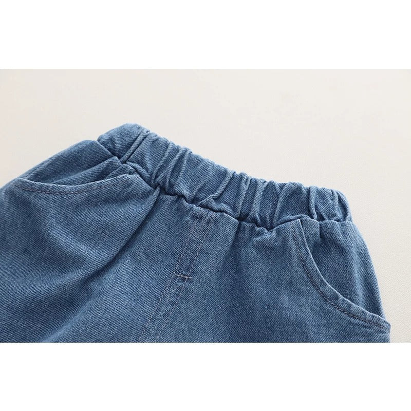 Flying Astronaut Boys T-shirt and Denim Set