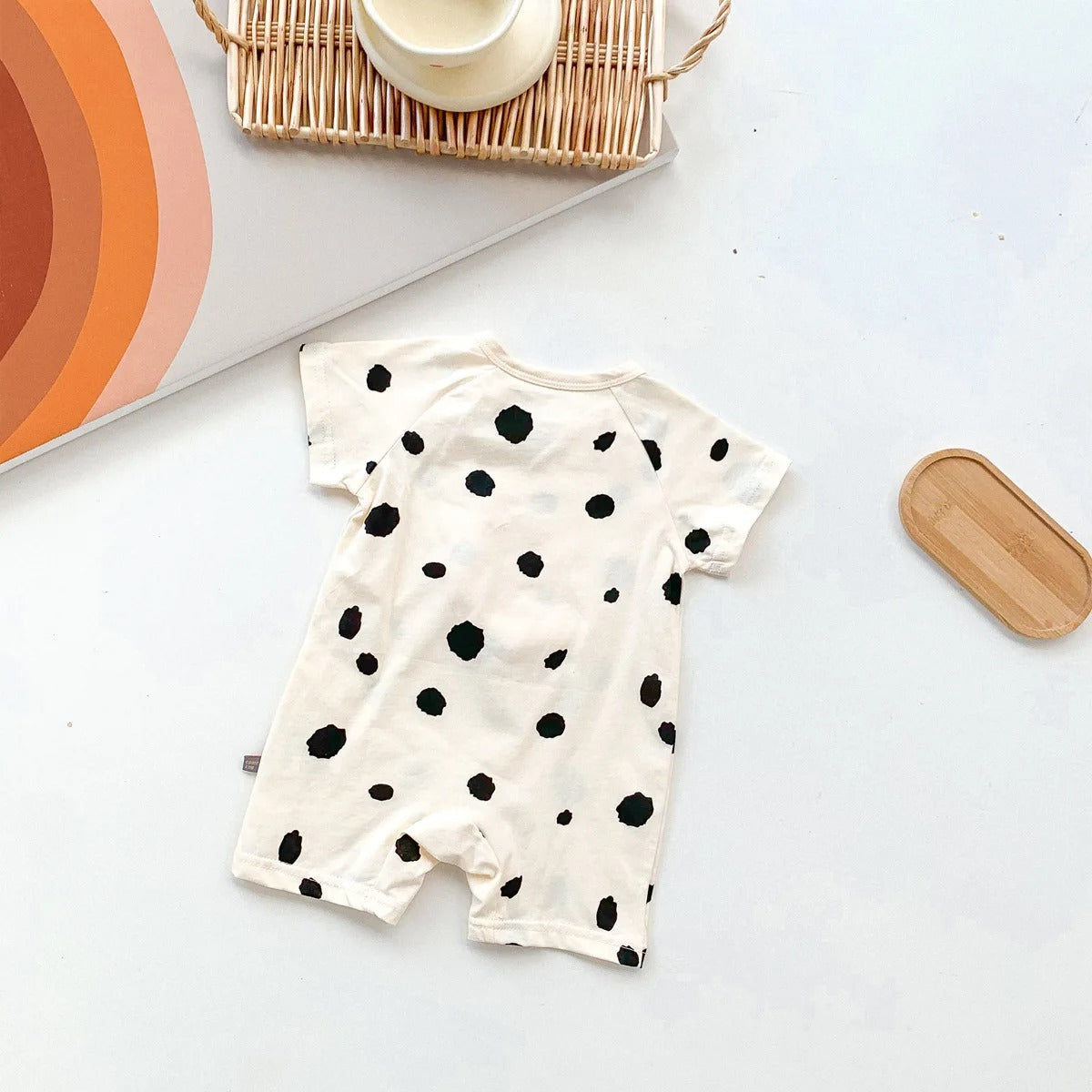 Little Baby Boys and Girls Bright Romper