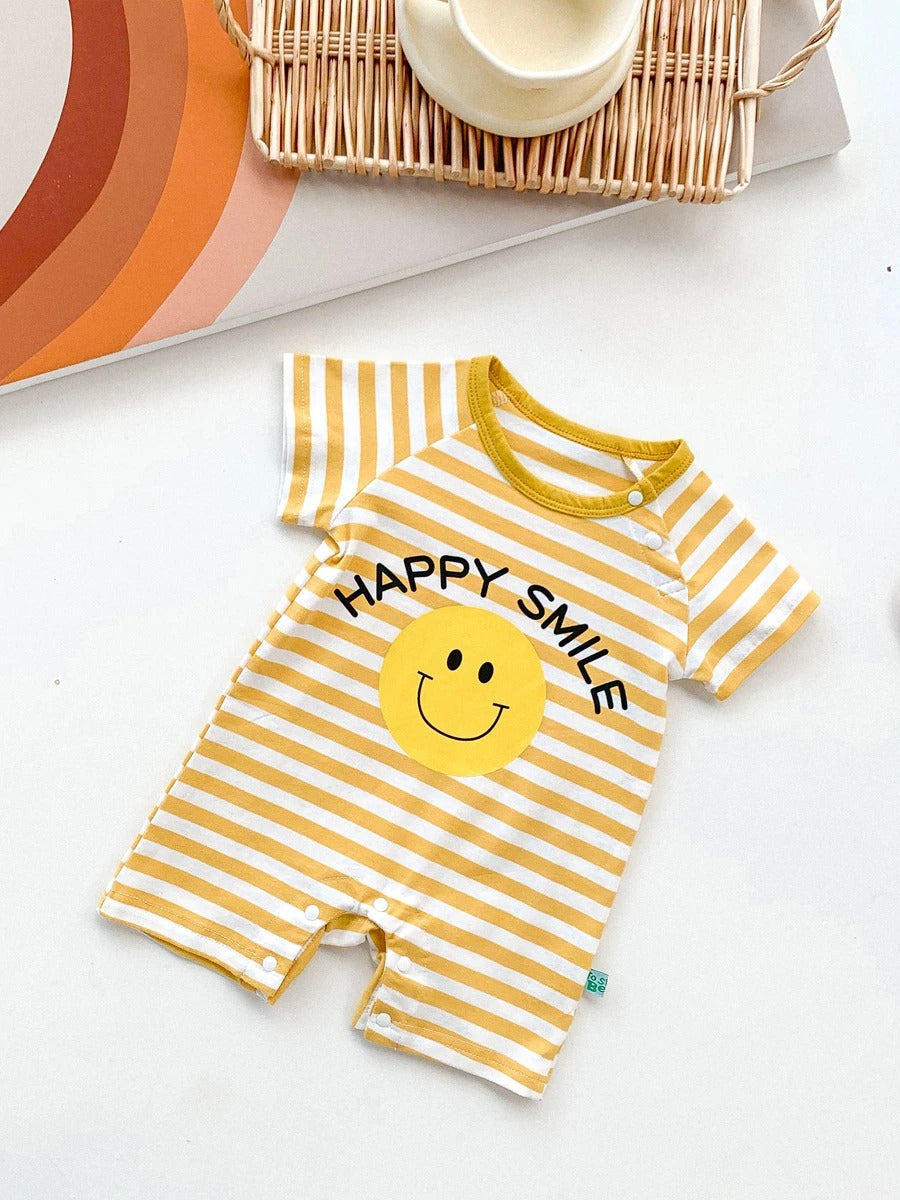 Little Baby Boys and Girls Bright Romper