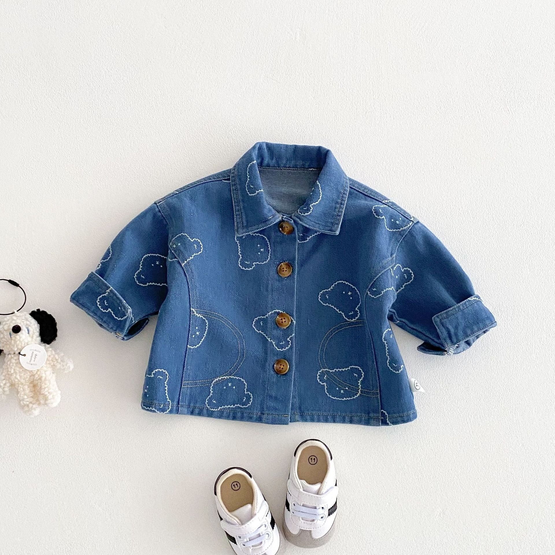 Little Boys Denim Party Set