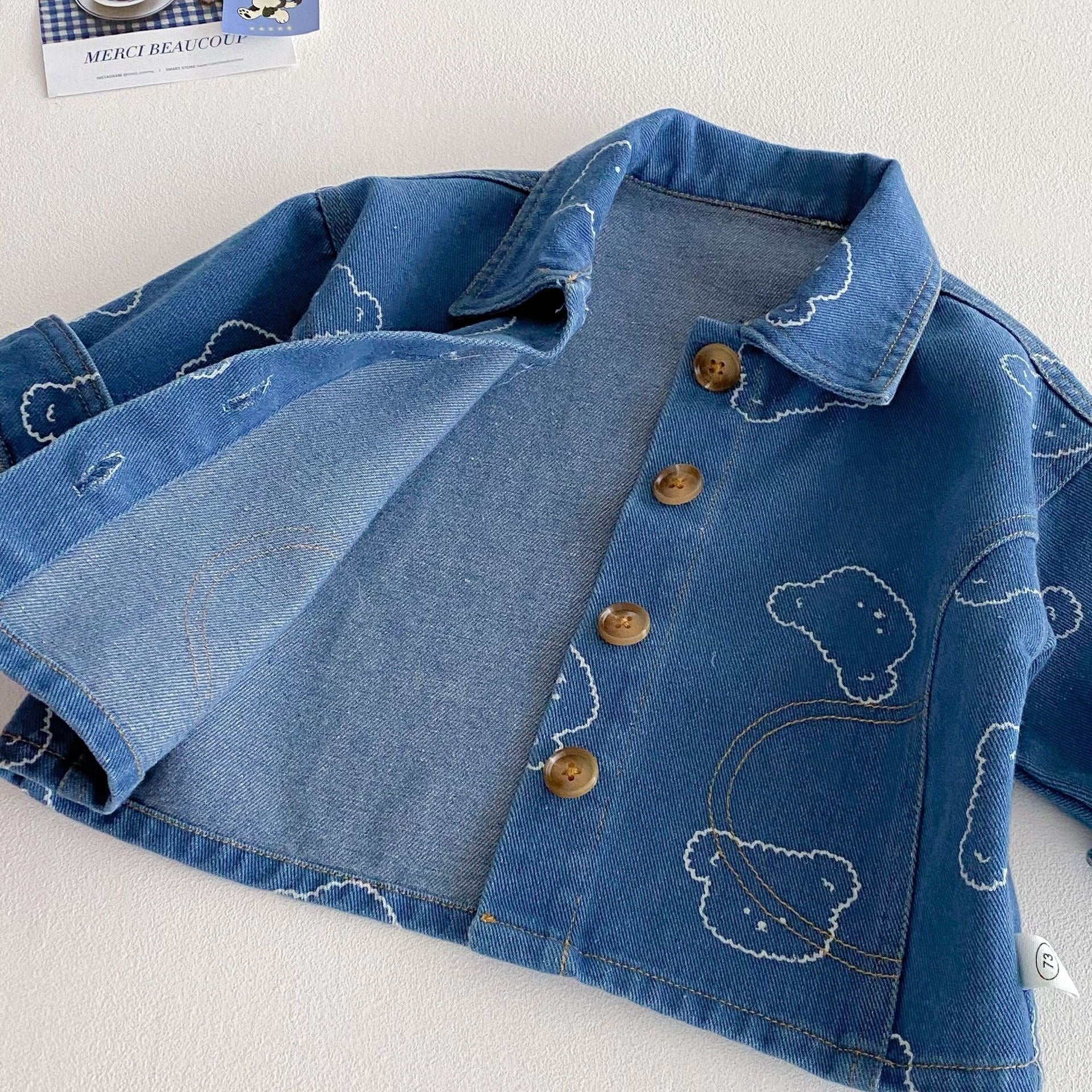 Little Boys Denim Party Set