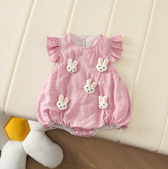 Little Frill Love Baby Girls Romper