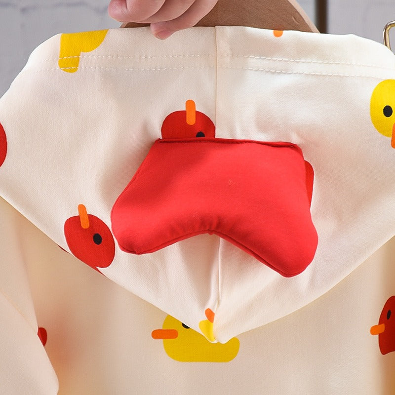 Little Quack Hoodie Sweat Suit Boys Set