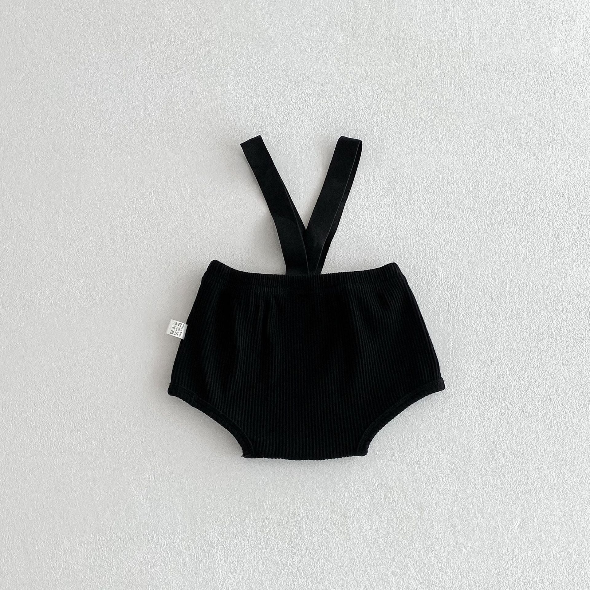 Mini Classic Suspender Boys Romper Set