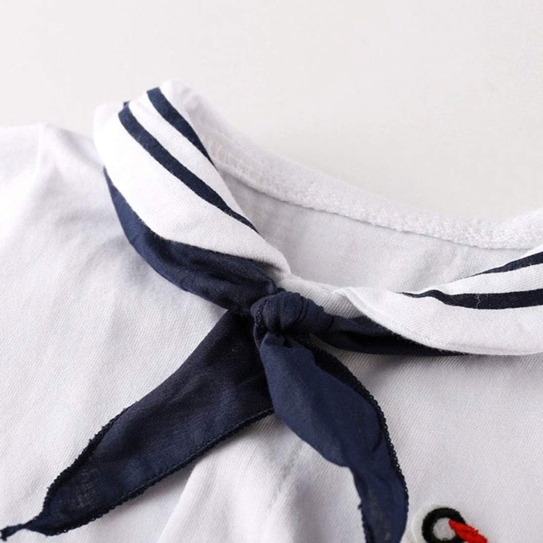Navy Baby Girls and Boys Sailor Romper