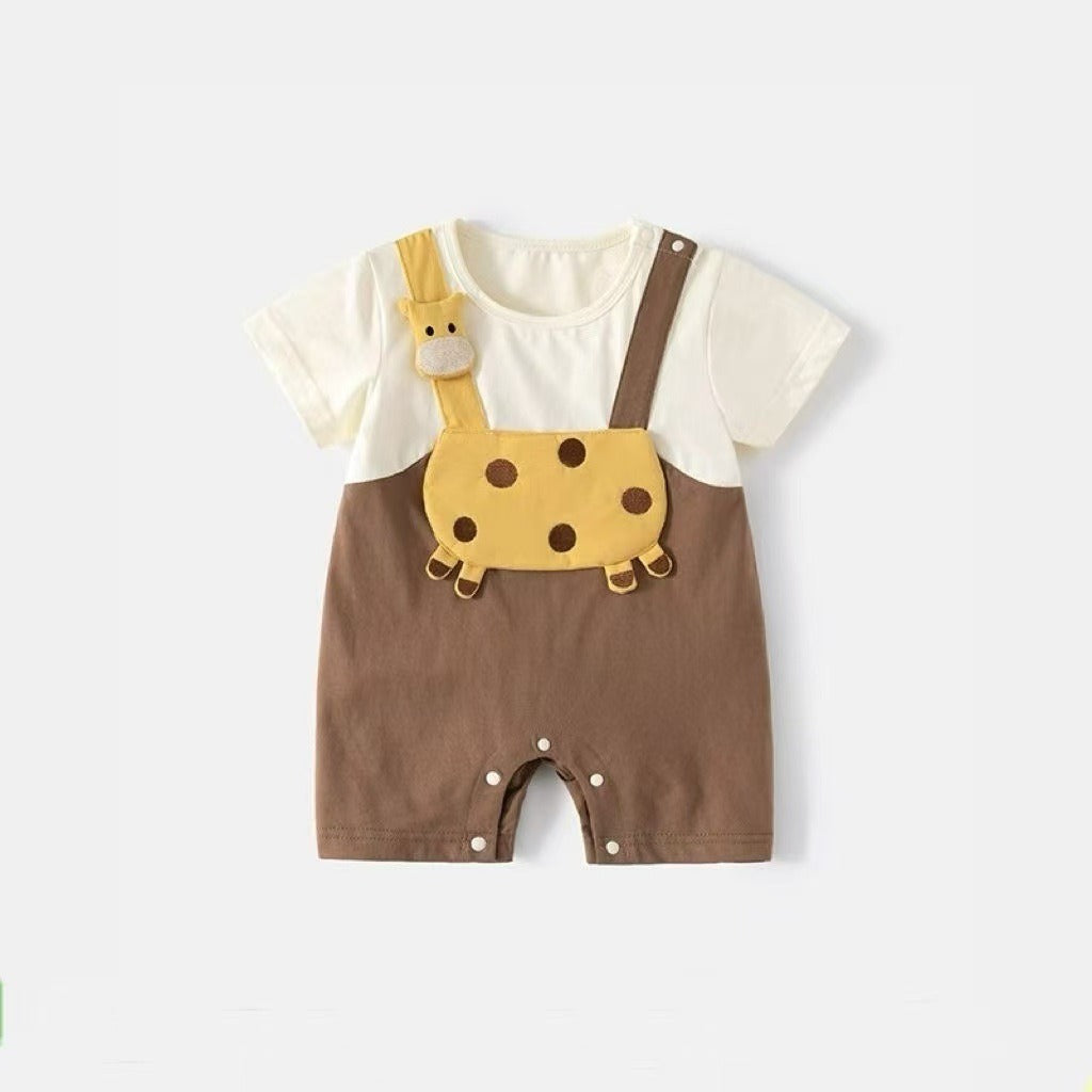 Sunny Safari Baby Boys and Girls Romper