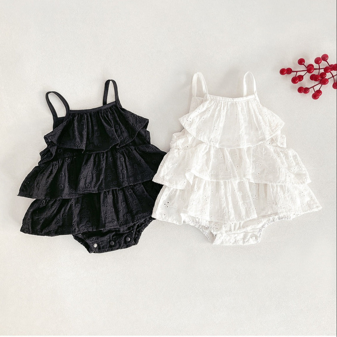 Riley Baby Girls Breathable Romper Dress