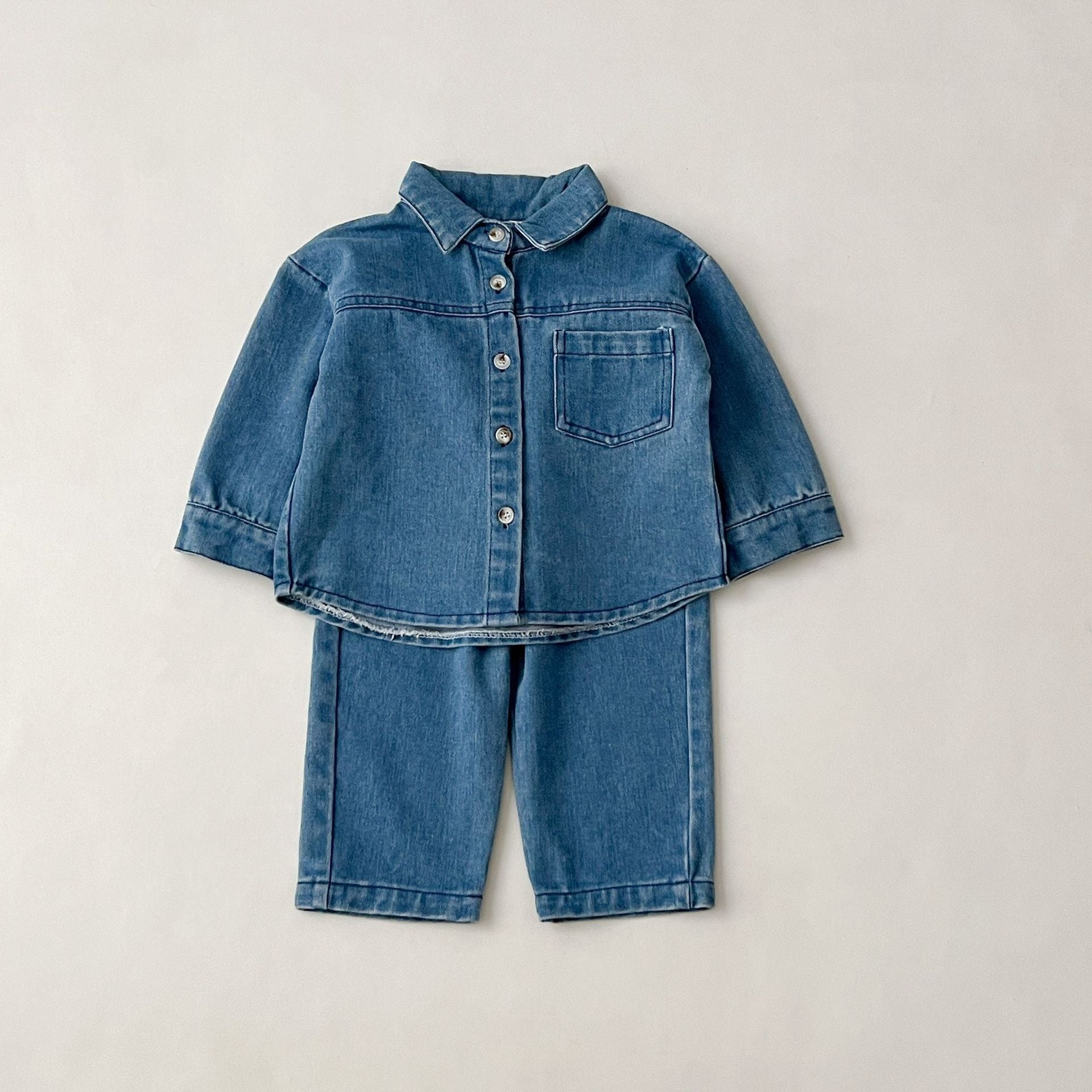 Denim on Denim Boys and Girls Classy Co-ord Set