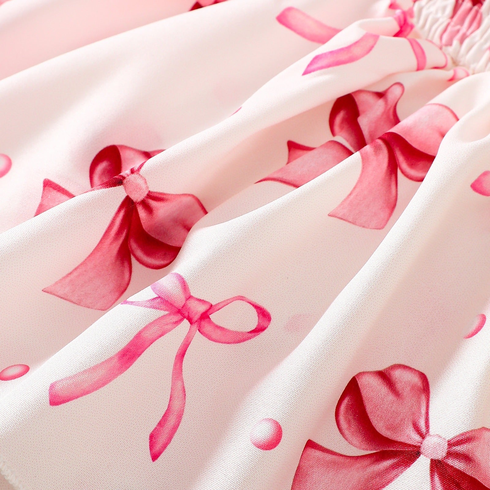 Siena Belle Baby Girls Romper Dress with Bow