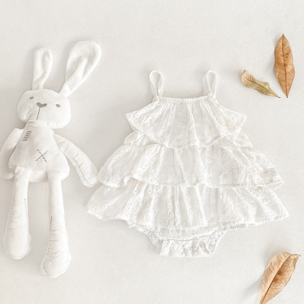 Riley Baby Girls Breathable Romper Dress