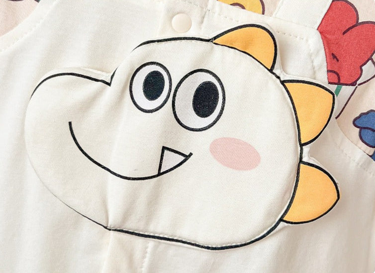 Colourful Jurassic Baby Boys Girls Romper Jumpsuit