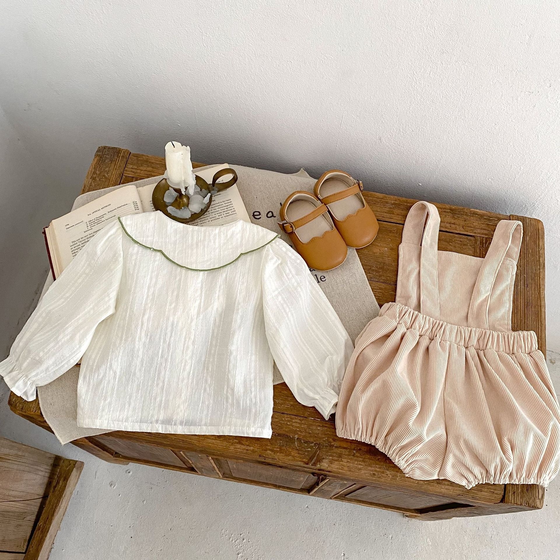 Daisy Dream Baby Girls Two Piece Suspender Set