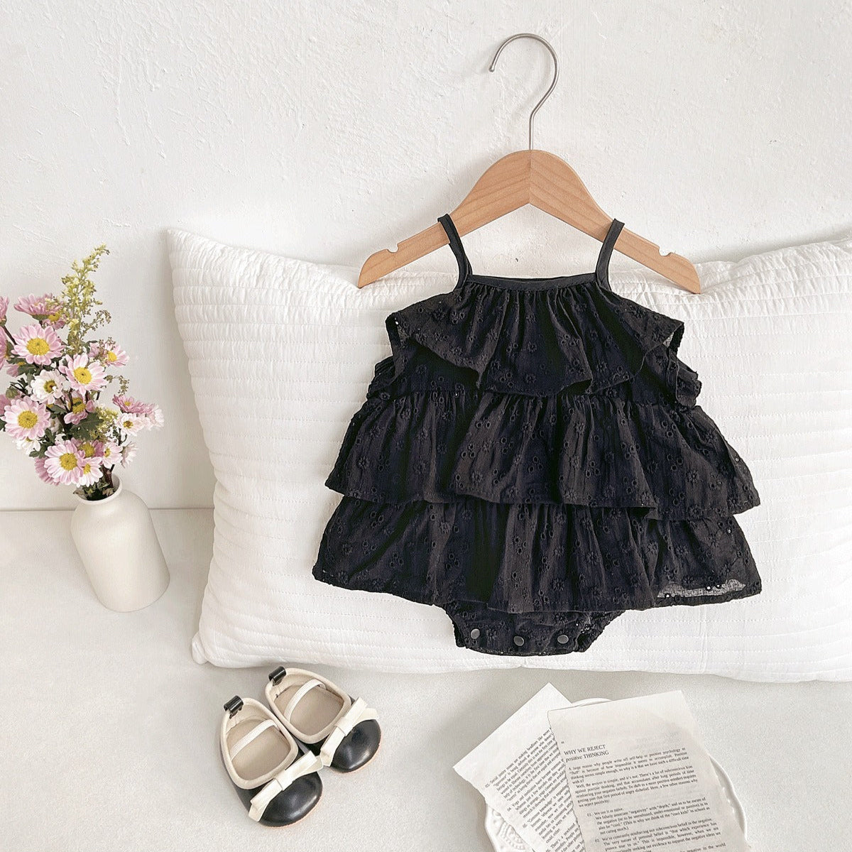 Riley Baby Girls Breathable Romper Dress