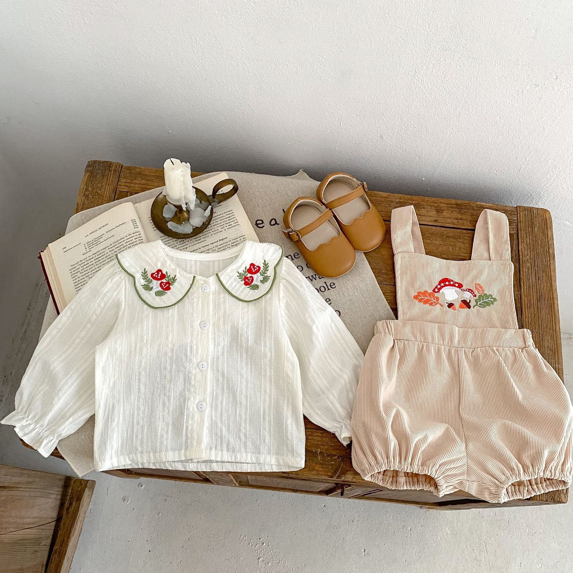 Daisy Dream Baby Girls Two Piece Suspender Set