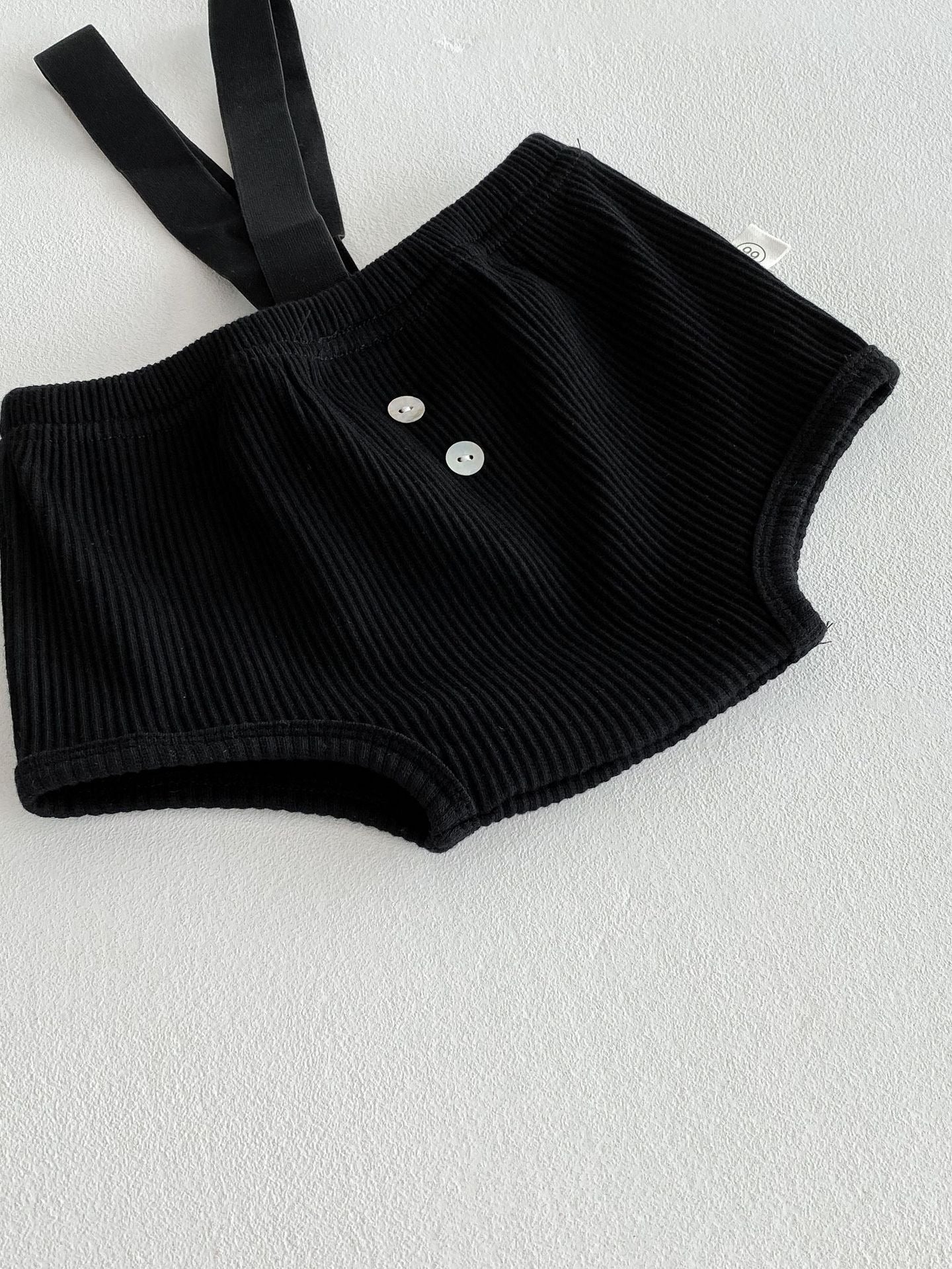 Mini Classic Suspender Boys Romper Set