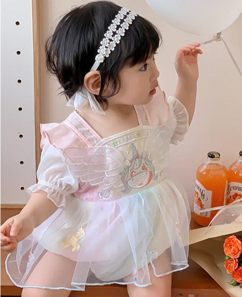 Elsa Disney Princess Baby Girls Romper Dress