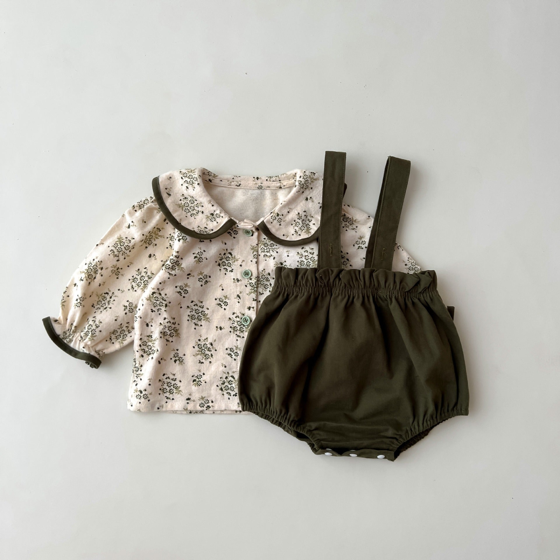 Bella Two Piece Baby Girls Romper Set