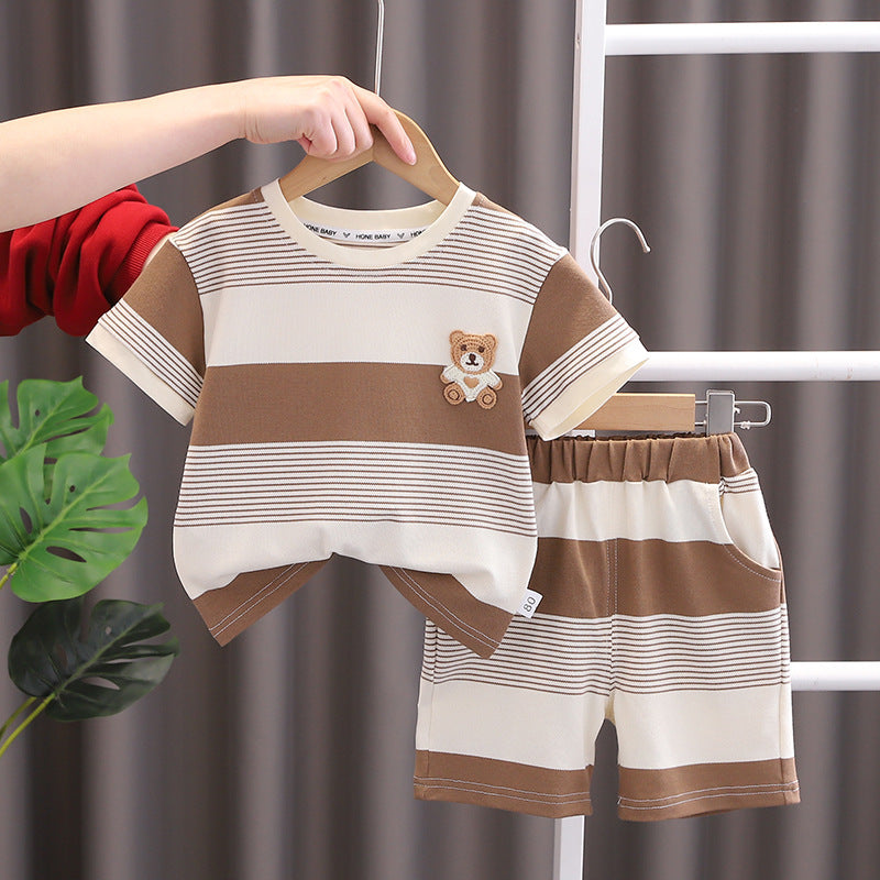 Patterned Bear Co-ord Boys Set