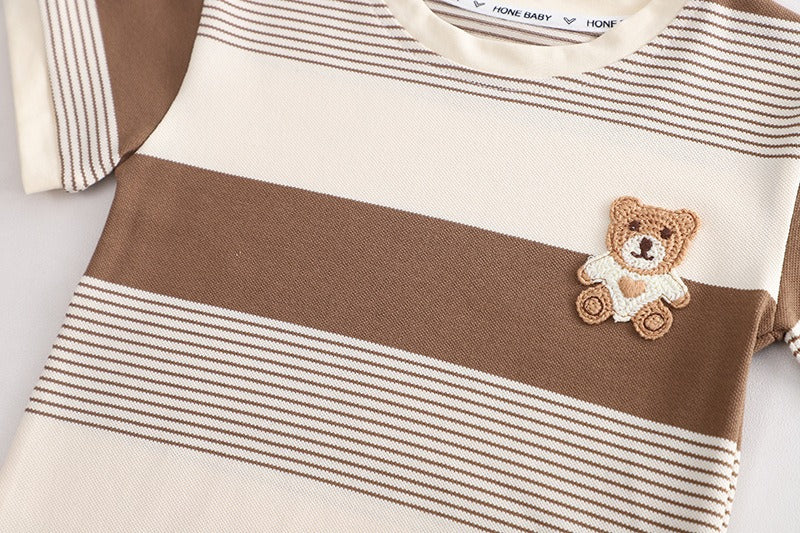 Patterned Bear Co-ord Boys Set