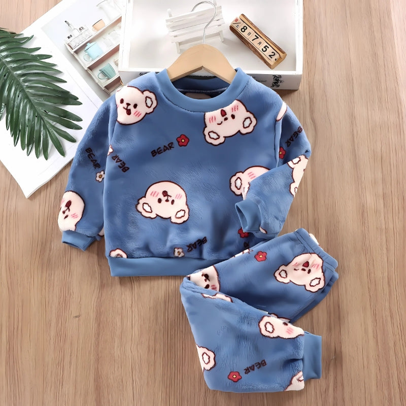 Plush Blue  Bear Boys and Girls Set