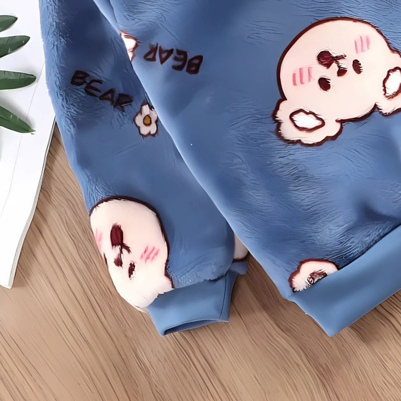 Plush Blue  Bear Boys and Girls Set