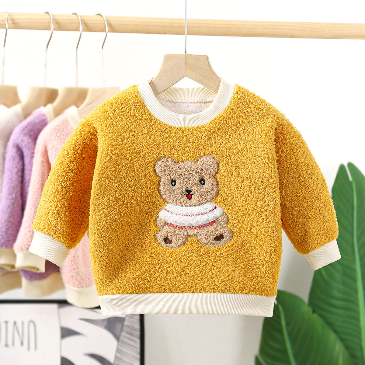 Mustard Bear Boys and Girls Top