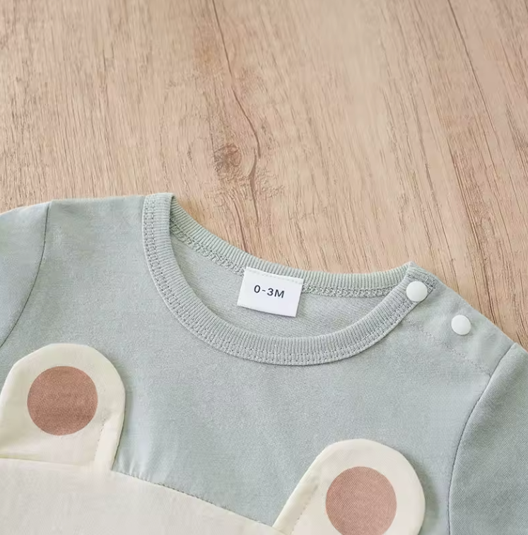 Wonder Baby Boys Girls Bear Romper