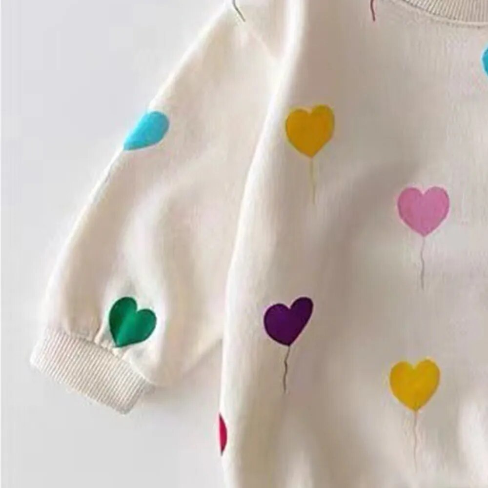 Sweatshirt Girl Romper