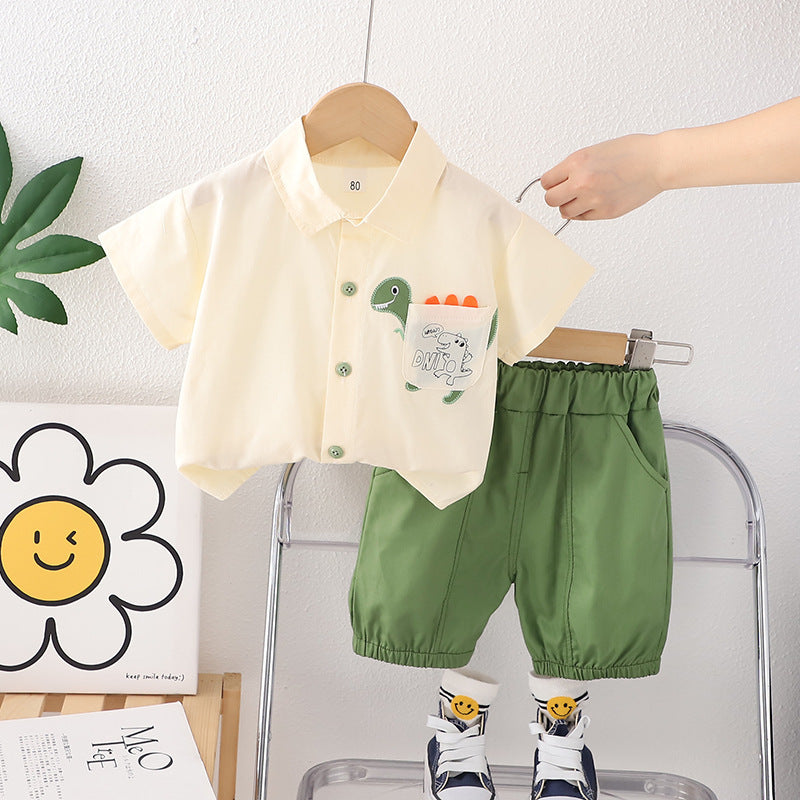 Smart Pocket Shirt and Bottom Set