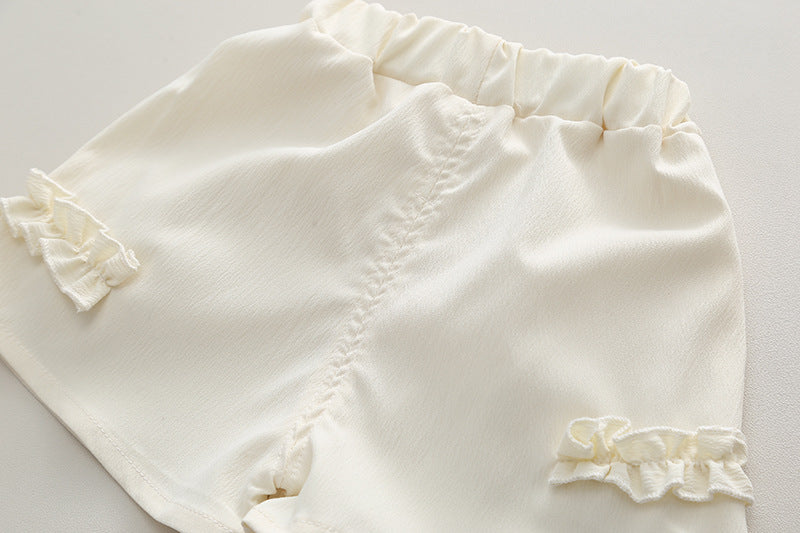 Strawberry Collared Girls Clothing Set