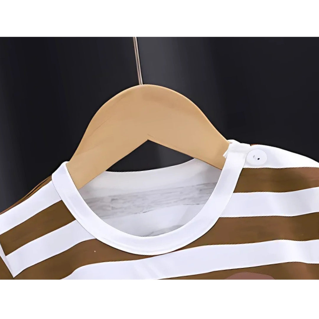 Striped Bear Boys Loungewear Set