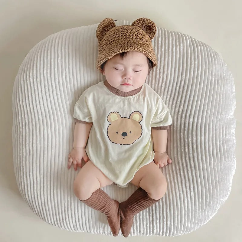 Teddy Bear Printed Baby Boys Romper