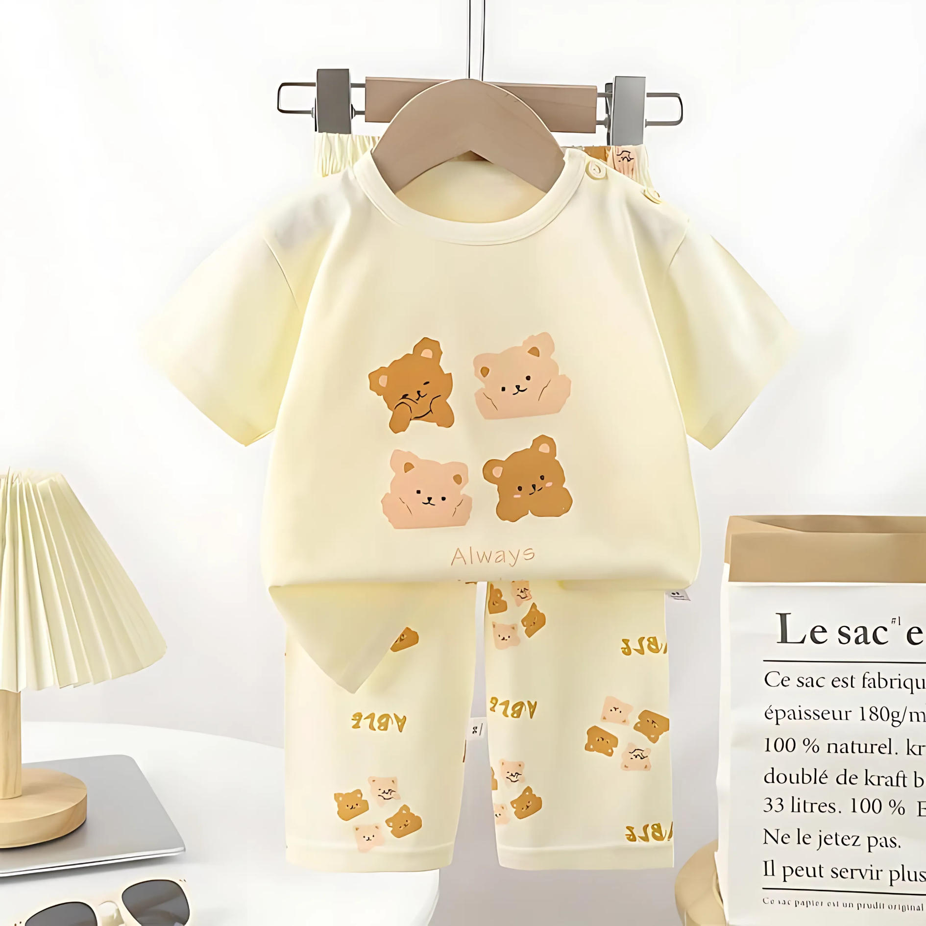 Teddy Dreams Girls Pyjama Set