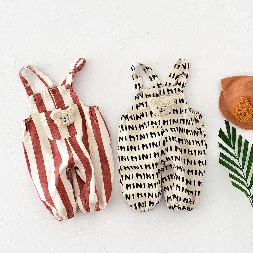 Teddy Pocket Boys and Girls Jumpsuit
