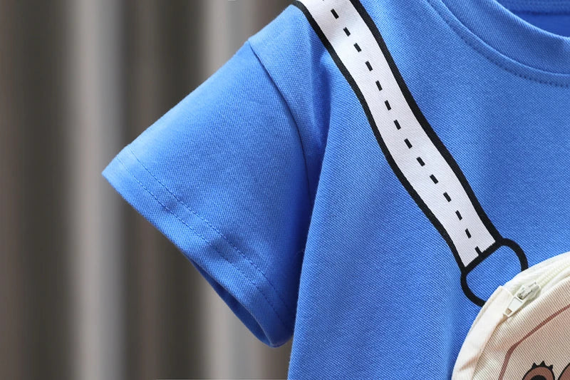 Teddy Zipper Sling Boys Set