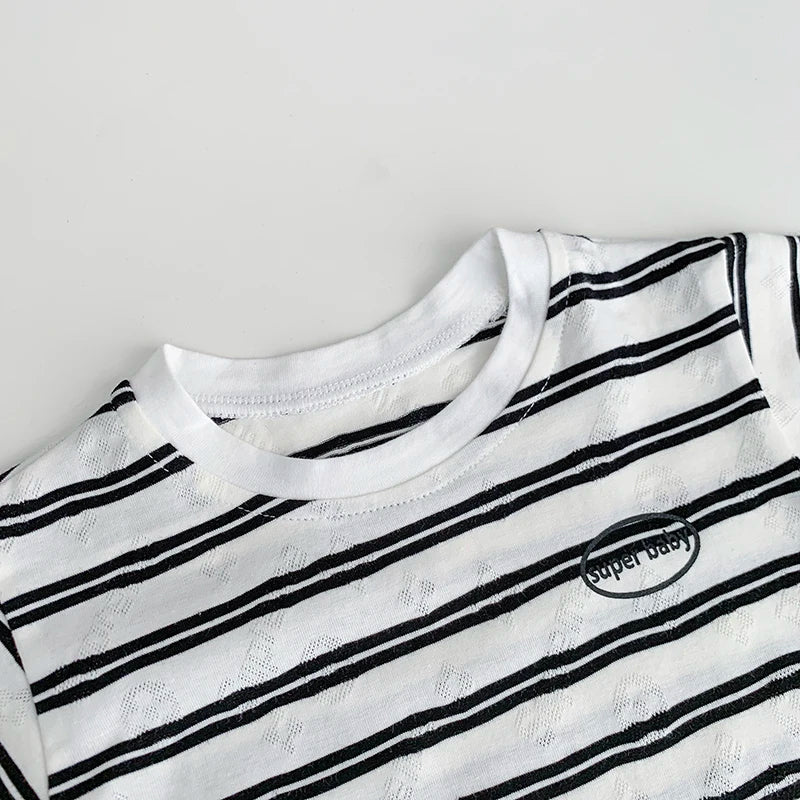 Timeless Tots Boys Striped Set