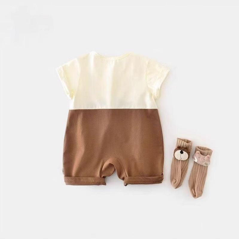 Sunny Safari Baby Boys and Girls Romper