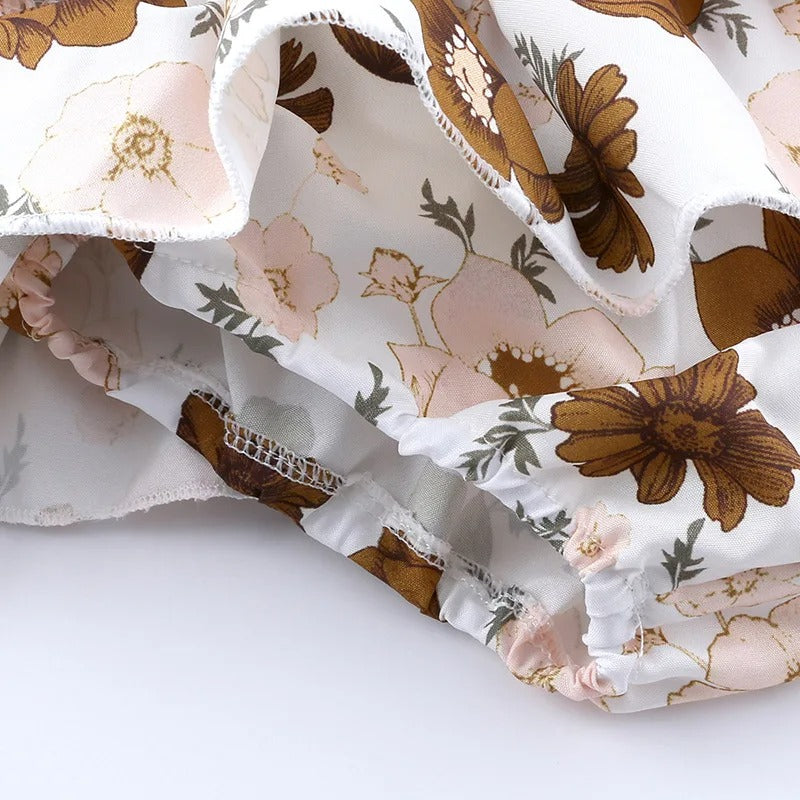 Tiny Twirls Girls Romper Set