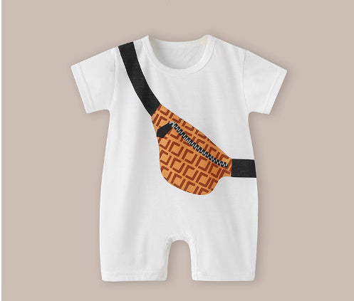 Travel Bag Printed Baby Boy and Girl Romper