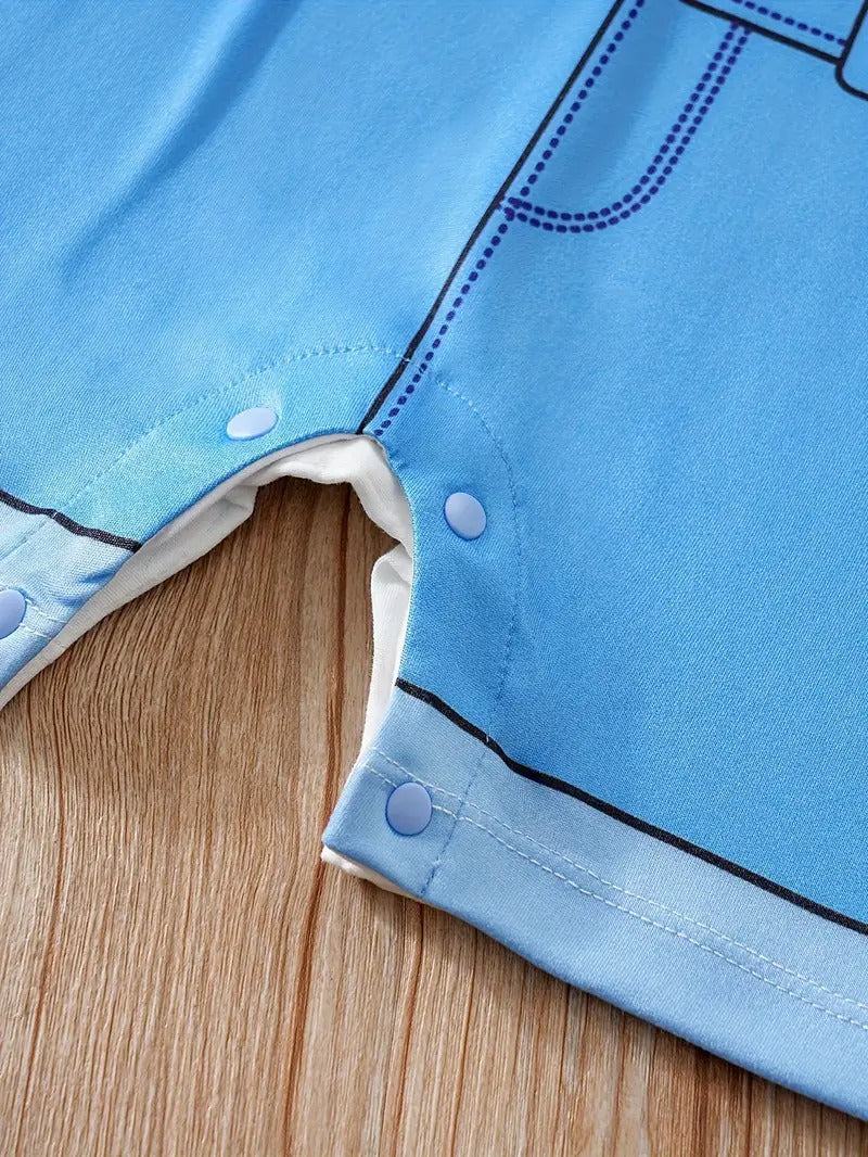 Pocket Bear Little Baby Boys Girls Romper