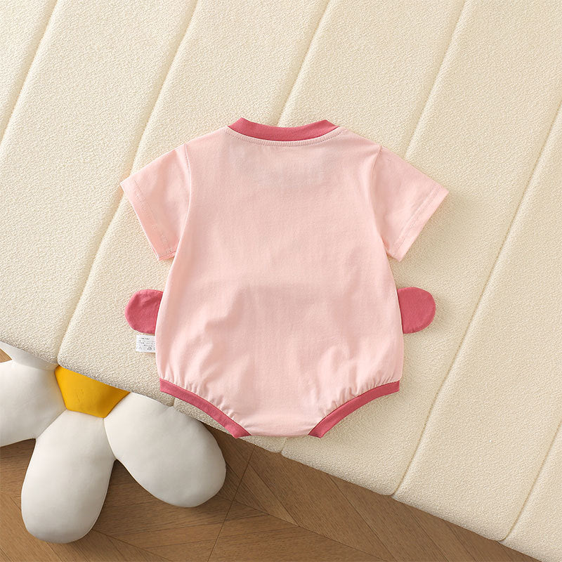 Giggle Mouth 3D Baby Boys Girls Romper