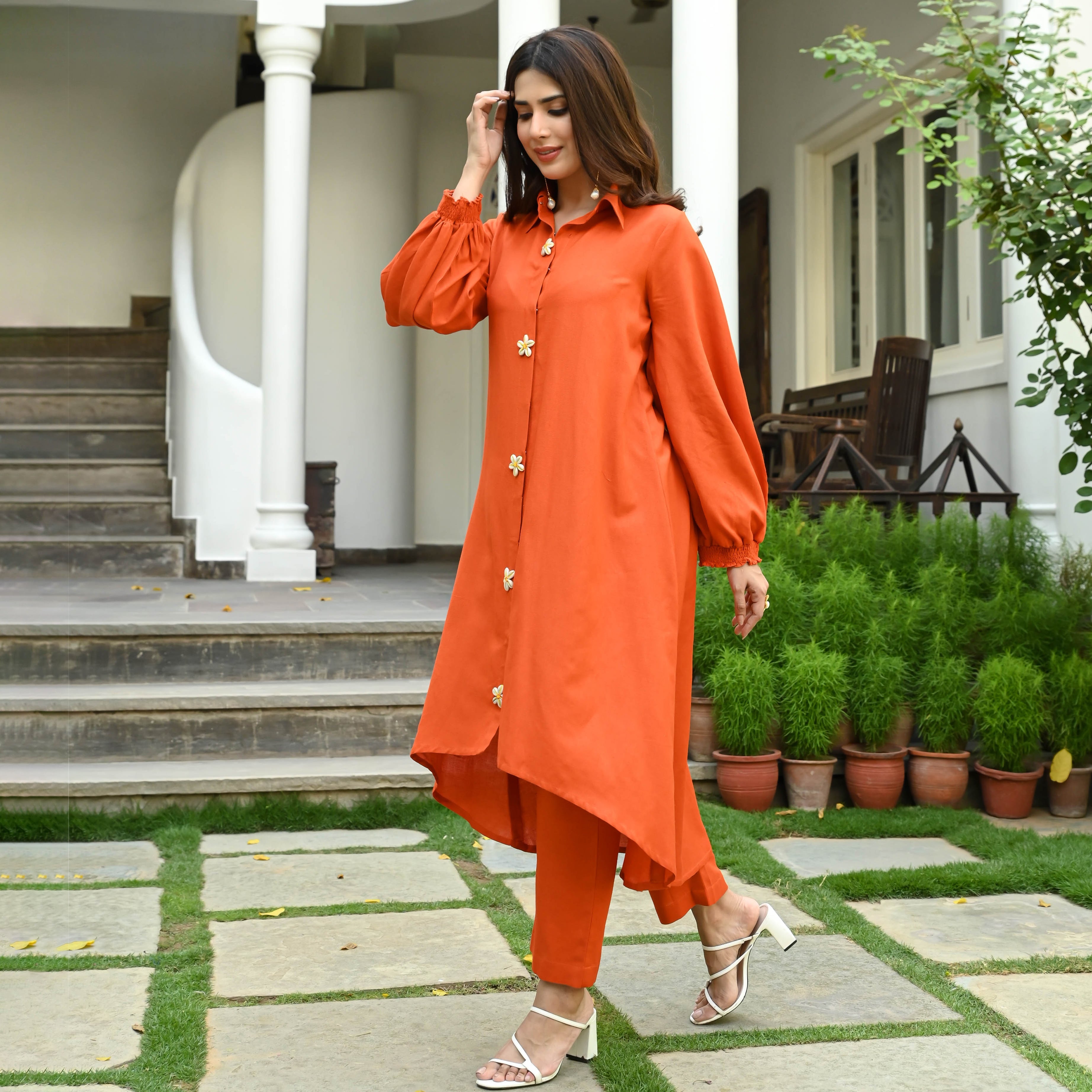 Bunaai Cotton Bliss Kurta Set