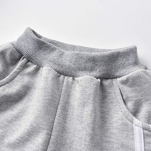 Sporty Hooded Baby Boys and Girls Track Suit Set