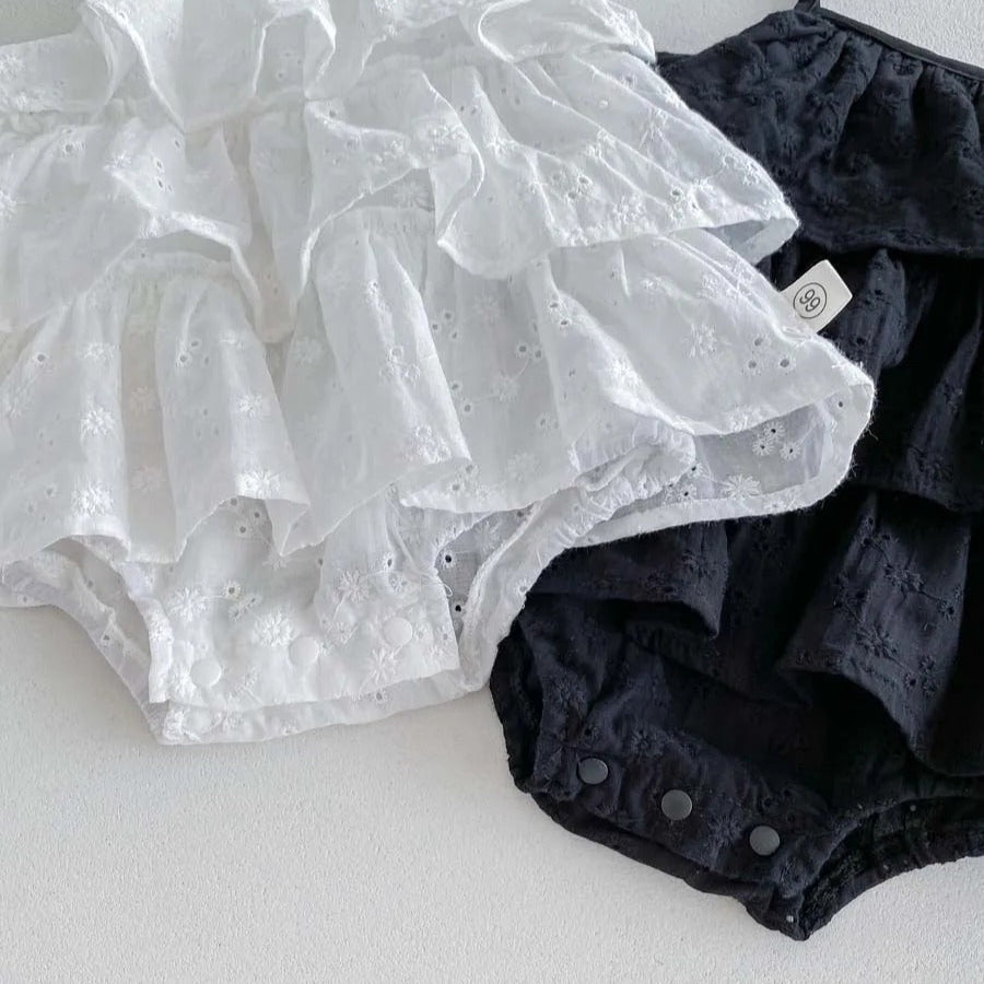 Riley Baby Girls Breathable Romper Dress